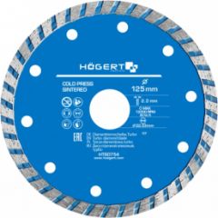 Dimanta griešanas disks Hogert HT6D754; 125 mm Dažādi diski
