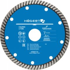 Dimanta griešanas disks Hogert HT6D712; 125 mm