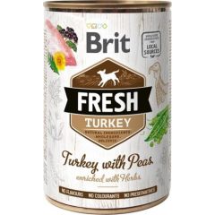 Brit Brit Fresh Dog Turkey with Peas puszka 400g