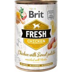 Brit Brit Fresh Dog Chicken with Sweet Potato puszka 400g