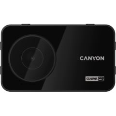 Canyon DVR10GPS, 3.0'' IPS (640x360), FHD 1920x1080@60fps, NTK96675, 2 MP CMOS Sony Starvis IMX307 image sensor, 2 MP camera, 136° Viewing Angle, Wi-Fi, GPS, Video camera database, USB Type-C, Supercapacitor, Night Vision, Motion Detect