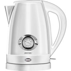 MPM Cordless kettleMCZ-108, white, 1.7 l Tējkannas (elektriskās)