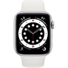 Apple Watch Series 6 44mm Stainless steel GPS+Cellular - Silver (Atjaunināts, stāvoklis kā jauns)