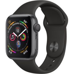 Apple Watch Series 4 40mm Aluminium GPS - Space Gray (Atjaunināts, stāvoklis labi)