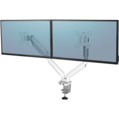 Fellowes Ergonomics arm for 2 monitors - Platinum series, white