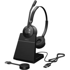 Jabra Engage 55 UC, headset (black, USB-A, stereo, base station)