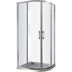 Dušas stūris bez paliktņa Vento Tivoli 800*800*1850, caurspīdīgs stikls "easy clean" 6mm, R550