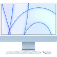 Apple iMac 2021 Retina 4.5K 24" - M1 7C GPU / 8GB / 256 SSD - Blue (Atjaunināts, stāvoklis kā jauns)