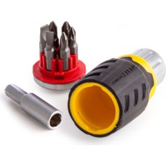 Skrūvgrieža rokturis Stanley FMHT0-62688 + skrūvēšanas uzgaļi Skrūvgrieži