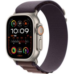 Apple Watch Ultra 2 GPS + Cellular, 49mm Titanium Case with Indigo Alpine Loop - Medium