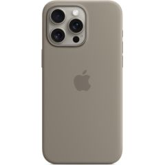 Apple iPhone 15 Pro Max Silicone Case with MagSafe Clay