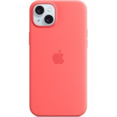 Apple iPhone 15 Plus Silicone Case with MagSafe Guava