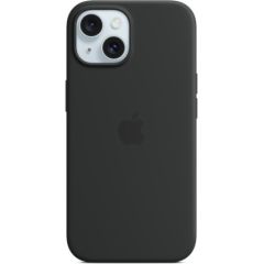 Apple iPhone 15 Silicone Case with MagSafe Black