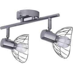 Activejet GIZEL double ceiling wall light strip chrome E14 wall lamp for living room