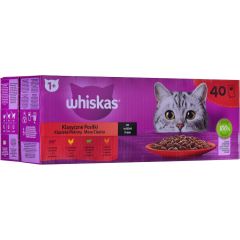 WHISKAS Classic meals in sauce - wet cat food - 40x85 g