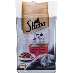 Sheba Fresh & Fine Mini Meat Dishes in Sauce 6 x 50g