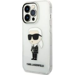 Karl Lagerfeld iPhone 14 Pro IML Ikonik NFT Case Apple Transparent