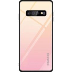 Evelatus Y6 2019 Gradient Glass Case 1 Huawei Mild Melon Neoriģinālie Maciņi