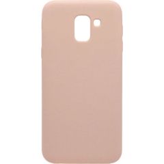 Evelatus Samsung J6 Plus Silicone Case Samsung Pink Sand