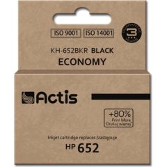 Actis KH-652BKR ink (replacement for HP 652 F6V25AE; Standard; 15 ml; black) Tintes printeru izejmateriāli