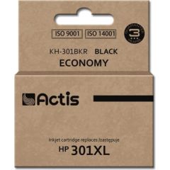 Actis KH-301BKR ink (replacement for HP 301XL CH563EE; Standard; 20 ml; black) Tintes printeru izejmateriāli
