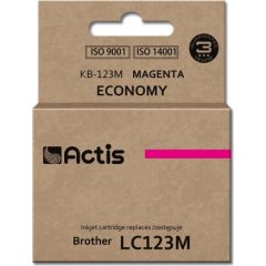 Actis KB-123M ink (replacement for Brother LC123M/LC121M; Standard; 10 ml; magenta)