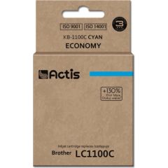 Actis KB-1100C ink (replacement for Brother LC1100C/LC980C; Standard; 19 ml; cyan) Tintes printeru izejmateriāli