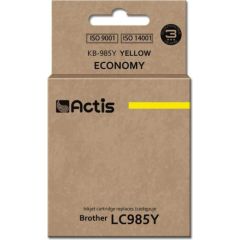 Actis KB-985Y ink (replacement for Brother LC985Y; Standard; 19.5 ml; yellow) Tintes printeru izejmateriāli