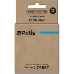Actis KB-985C ink (replacement for Brother LC985C; Standard; 19.5 ml; cyan) Tintes printeru izejmateriāli