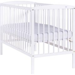Bērnu gultiņa124x65x88 cm, balta
