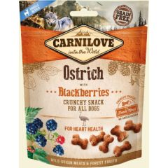 CARNILOVE Fresh Crunchy Ostrich with blackberries - dog treat - 200 g