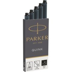 Parker Quink inktpatronen zwart, doos met 5 stuks Black 5 pc(s)