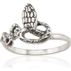 Серебряное кольцо #2101486(POx-Bk), Серебро 925°, оксид (покрытие), Размер: 19.5, 2.6 гр.