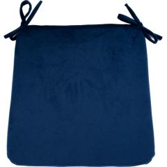 Cushion VELVET 2, for chair 39x39cm, blue