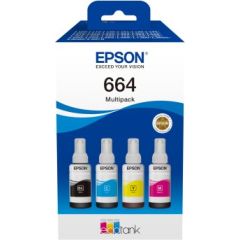 Epson C13T66464A ink cartridge 4 pc(s) Compatible Black, Cyan, Magenta, Yellow Tintes printeru izejmateriāli