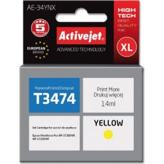 Activejet AE-34YNX ink (replacement for Epson 34XL T3474; Supreme; 14 ml; yellow)