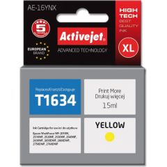 Activejet AE-16YNX ink (replacement for Epson 16XL T1634; Supreme; 15 ml; yellow)