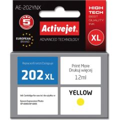 Activejet AE-202YNX ink (replacement for Epson 202XL H44010; Supreme; 12 ml; yellow)