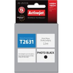 Activejet AE-2631N ink (replacement for Epson 26 T2631; Supreme; 12 ml; black) Tintes printeru izejmateriāli