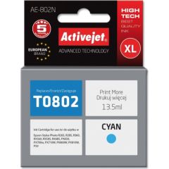 Activejet AE-802N ink (replacement for Epson T0802; Supreme; 13.5 ml; cyan)