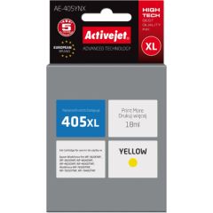 Activejet AE-405YNX ink (replacement for Epson 405XL C13T05H44010; Supreme; 18ml; yellow) Tintes printeru izejmateriāli