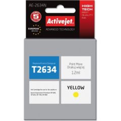 Activejet AE-2634N ink (replacement for Epson 26 T2634; Supreme; 12 ml; yellow)