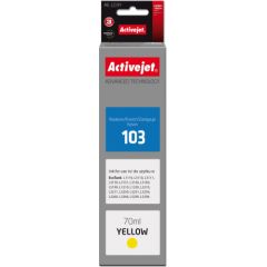 Activejet AE-103Y ink (replacement Epson 103 C13T00S44A; Supreme; 70 ml; yellow)