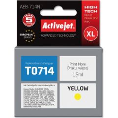 Activejet AEB-714 ink (replacement for Epson T0714, T0894; Supreme; 15 ml; yellow)