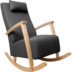 Rocking chair VENLA dark grey
