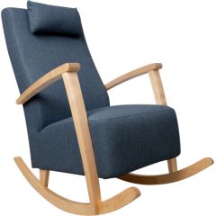 Rocking chair VENLA bluish grey
