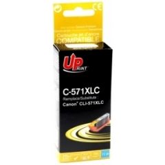 Tintes kārtridžs UPrint Canon 571XLC Tintes printeru izejmateriāli