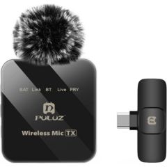 PULUZ PU648B Lavalier Bezvadu Mikrofons Mikrofoni