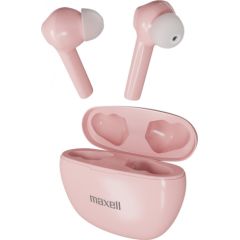 Maxell Dynamic+ wireless headphones with charging case Bluetooth pink Austiņas