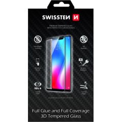 Swissten Ultra Durable Full Face / Full Glue Tempered Glass Premium 9H Aizsargstikls Samsung Galaxy A72 Melns